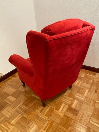 Butaca de lectura, sillón orejero