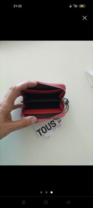 🎁🩷 SÓLO HOY MONEDERO/TARJETERO TOUS NUEVO