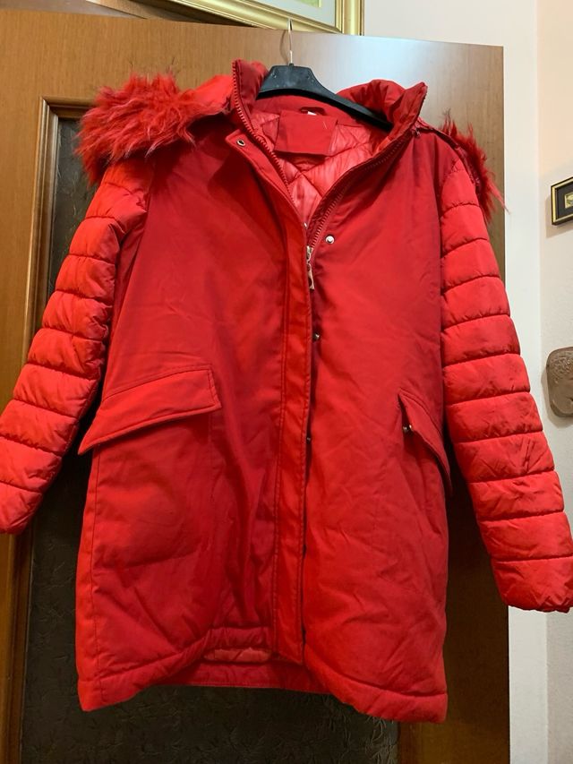 Piumino rosso donna S Monica