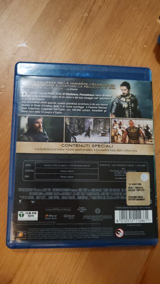 Exodus film bluray disc