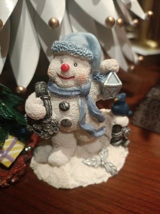 MUÑECO DE NIEVE Y ÁRBOL DE NAVIDAD