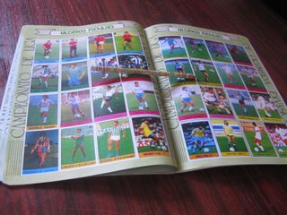 ALBUM CROMOS IMPRESOS LISEL 85 86.TODO LO EDITADO!