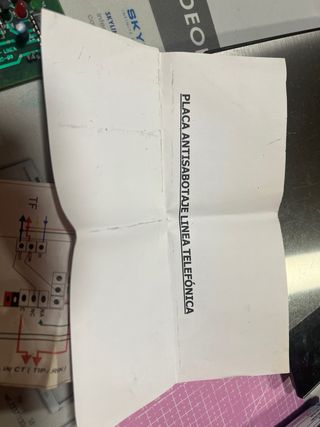 Pack placas (9) telefonicas