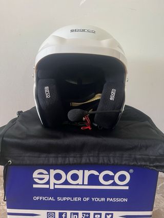 Casco de Rally Sparco RJ con Interfono.