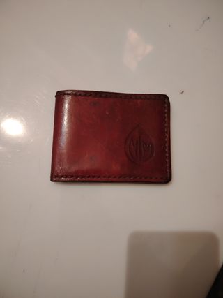 Cartera Mixta de piel hecha a mano