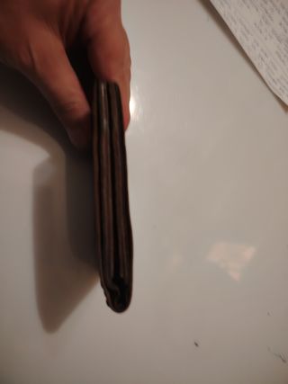 Cartera Mixta de piel hecha a mano