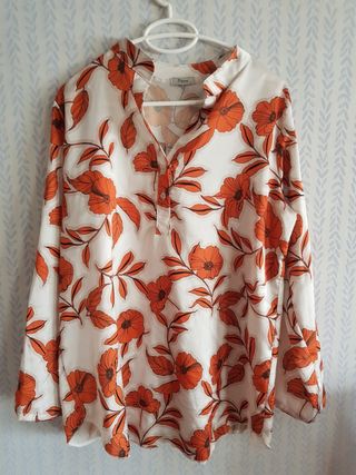 Blusa estampado de flores