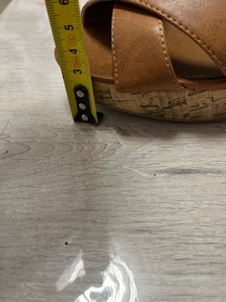 Sandalias tacon marrones