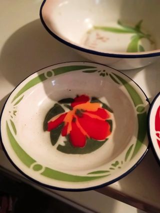 Cuencos de porcelana