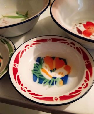 Cuencos de porcelana