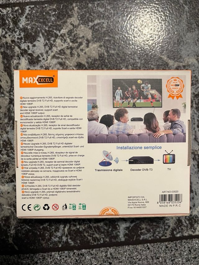 Nuevo Decoder Digitale 1080P UltraHD