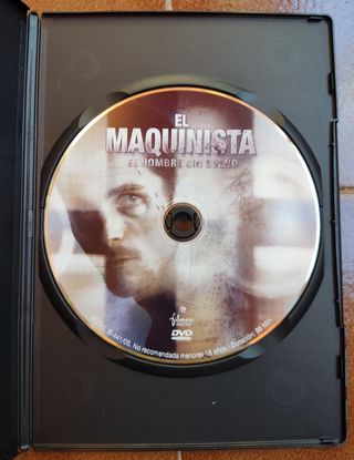 El maquinista, el hombre sin sueño - película DVD