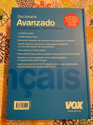 Diccionario Avanzado Español-Francés