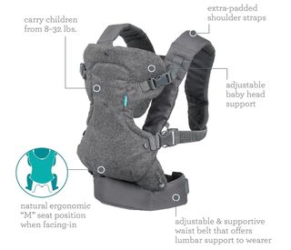 ¡Vendo Mochila Portabebés CAL MA en gris! 👶✨