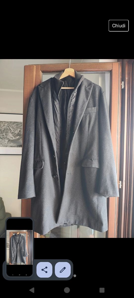 Cappotto uomo di lana