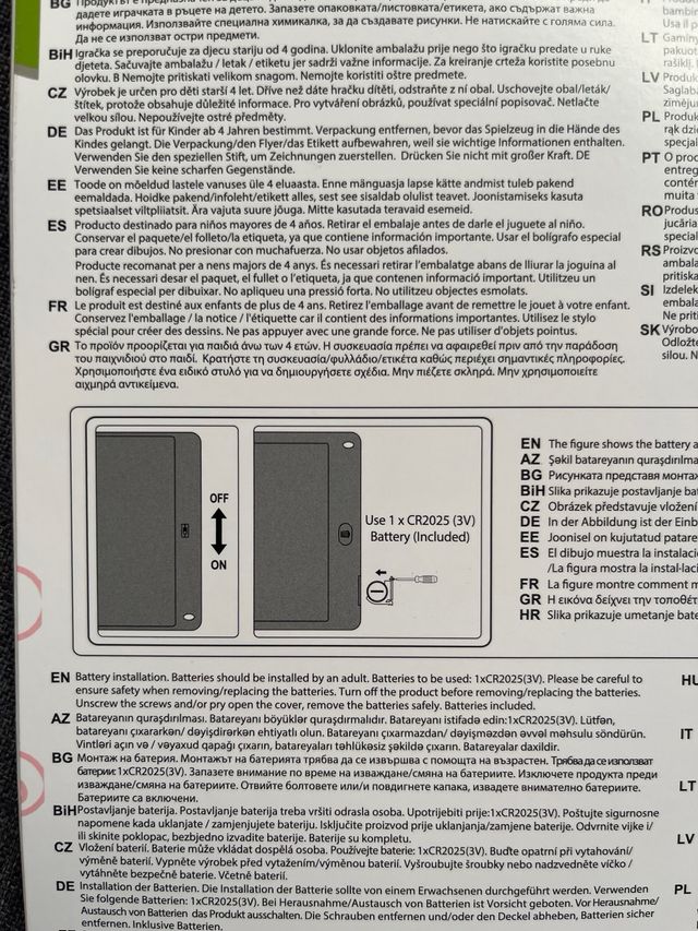 Nueva TABLET 11" LCD WRITING para niños