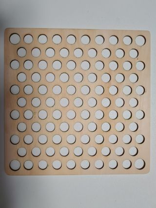 Juego Montessori: cuentas de madera