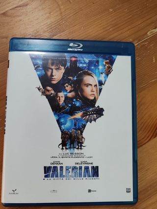 Valerian film Bluray disc