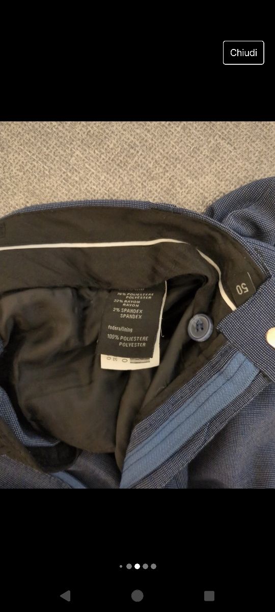 Abito uomo primaverile/estivo