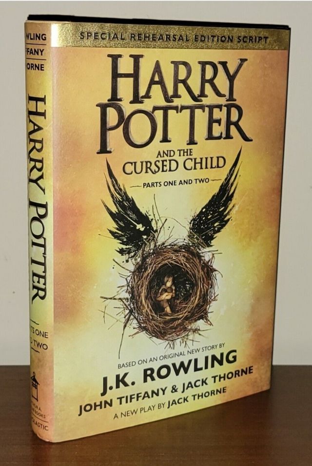 Harry Potter and the Cursed Child, parts one and two. [Based on the original new story by J.J. Rowling, John Tiffany & Jack Thorne]. First produced by ... End production, special rehearsal edition.