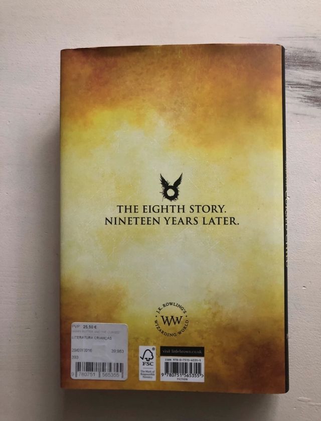 Harry Potter and the Cursed Child, parts one and two. [Based on the original new story by J.J. Rowling, John Tiffany & Jack Thorne]. First produced by ... End production, special rehearsal edition.