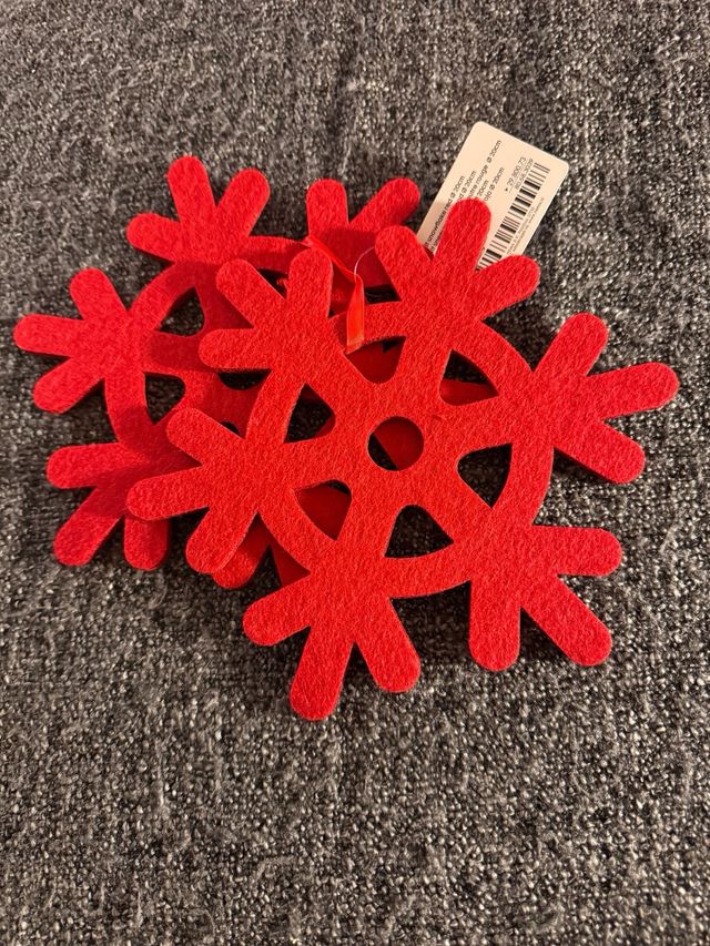 2 sottopentole/addobbi in feltro nuovi