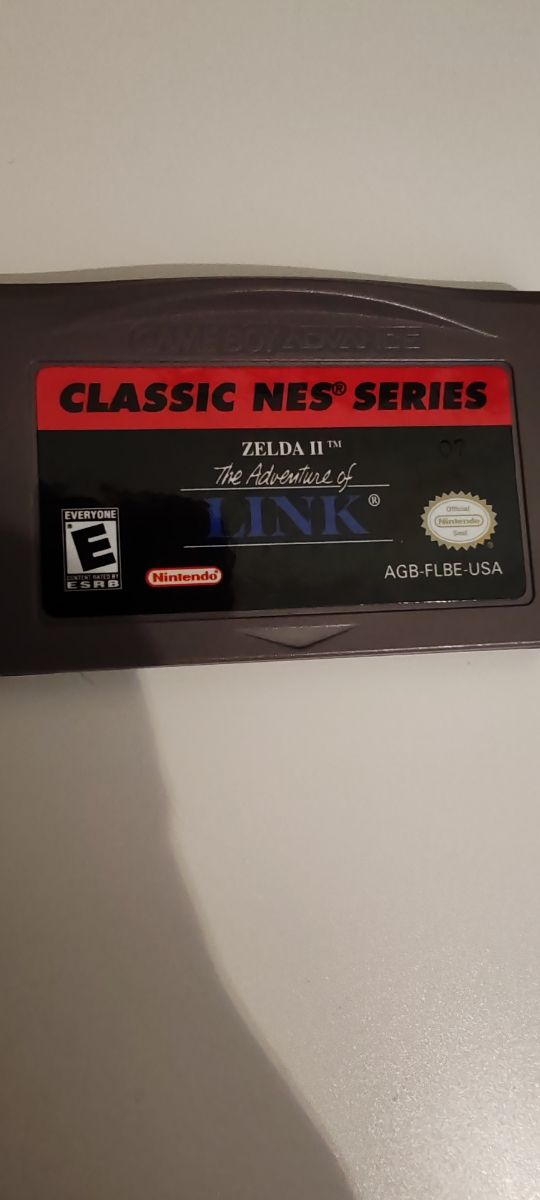 Zelda2 adventure of link Gameboy advance