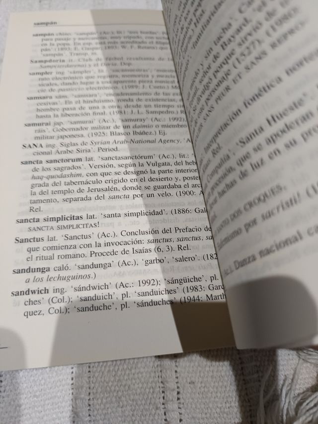 DICCIONARIO DE PALABRAS Y FRASES EXTRANJ [Paperback] DEL HOYO, A.