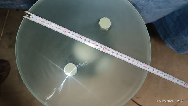 Estufa/mesita, con luz