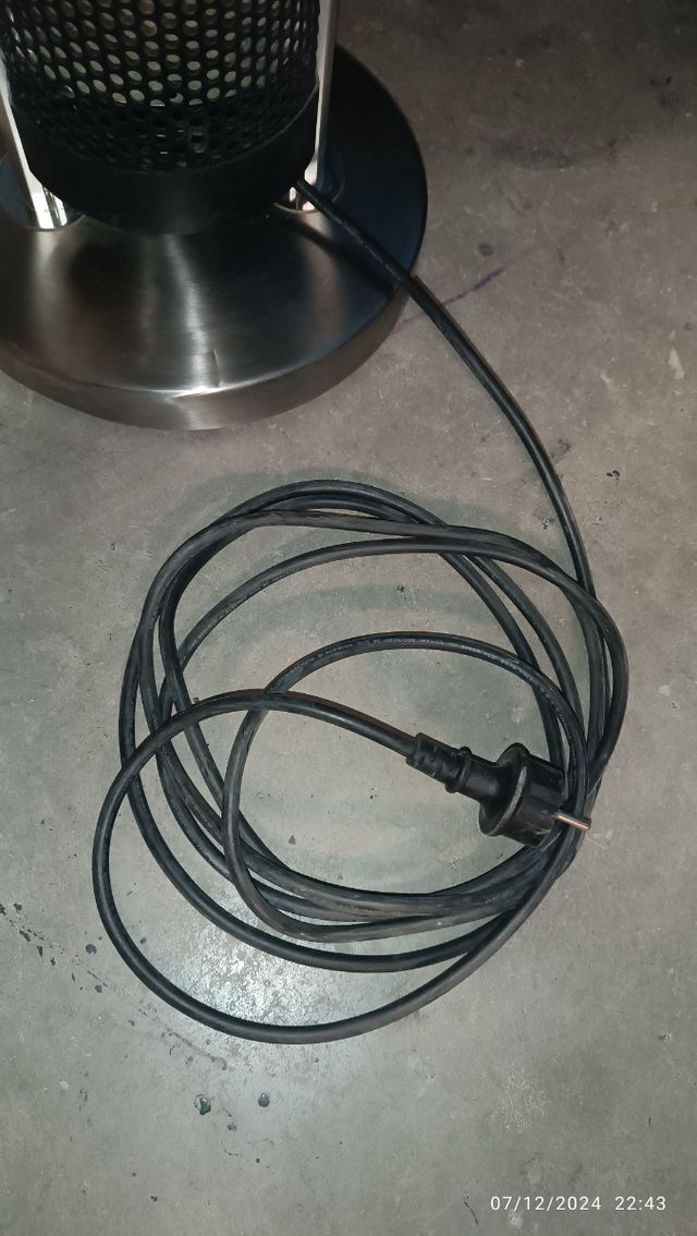 Estufa/mesita, con luz