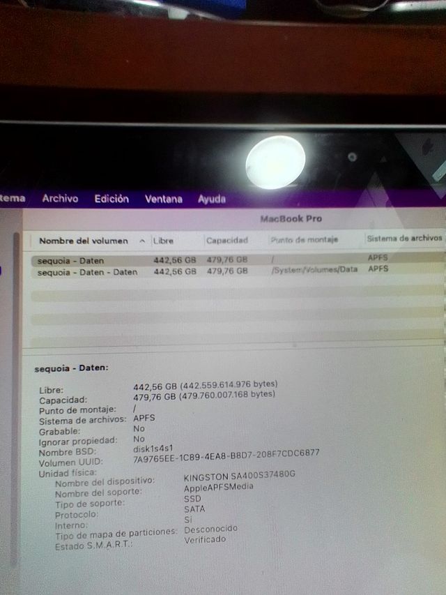 MACBOOK PRO 13'' 2012 SEQUOIA