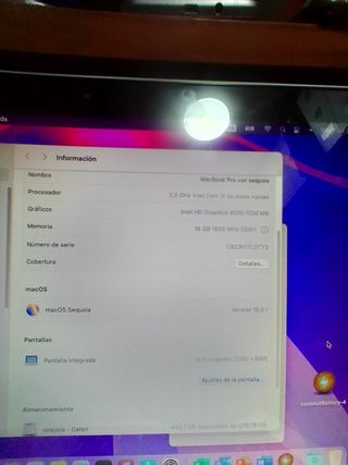 MACBOOK PRO 13'' 2012 SEQUOIA