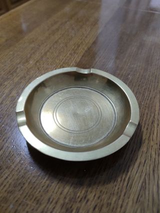 Cenicero Latón Antiguo Vintage