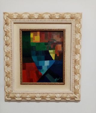 Cuadro al Óleo Enmarcado de lujo.