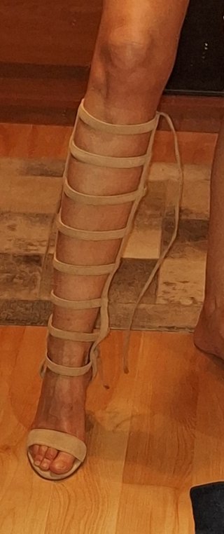 Zapatos tacon estilo romano