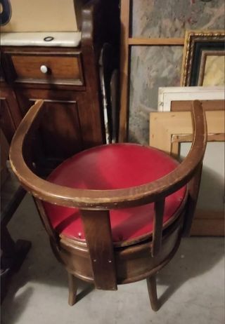 Sillón inodoro antiguo