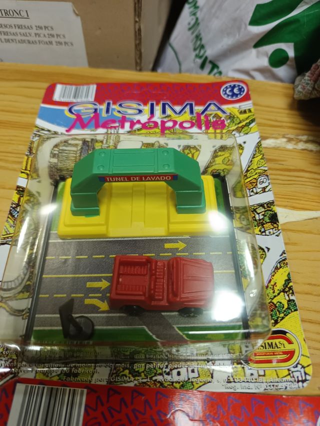 Coche con accesorios lote de 3, años 80 