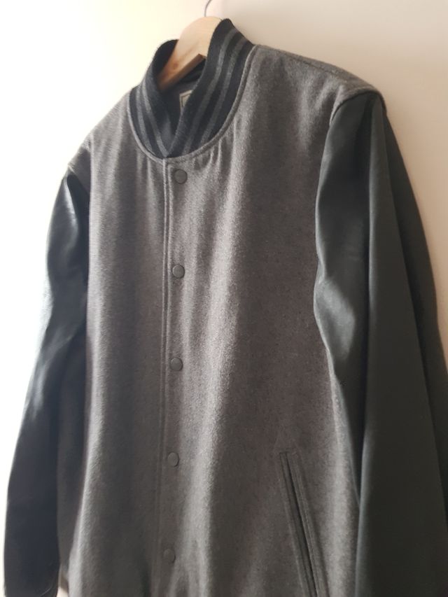 Chaqueta Bomber Cuero Cortefiel Hombre