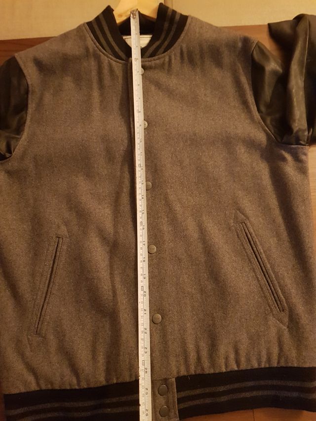 Chaqueta Bomber Cuero Cortefiel Hombre