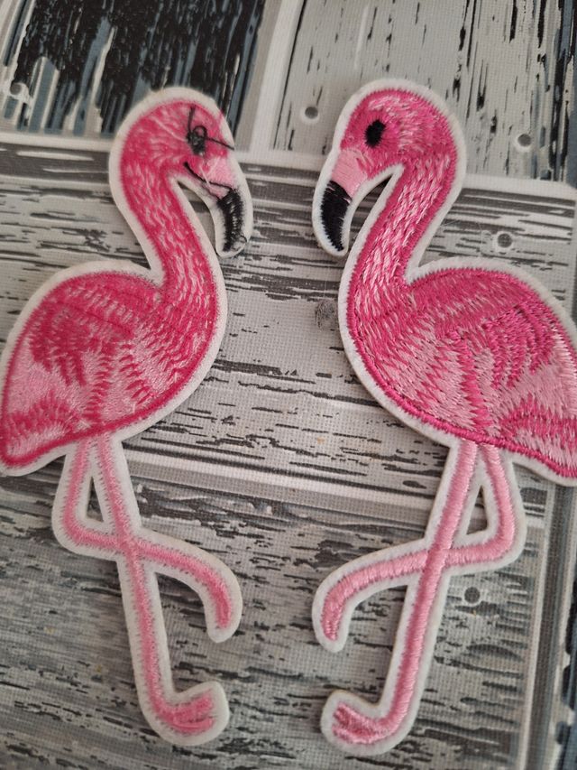 Parche ropa flamencos