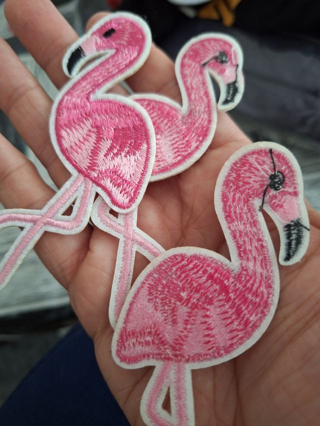 Parche ropa flamencos