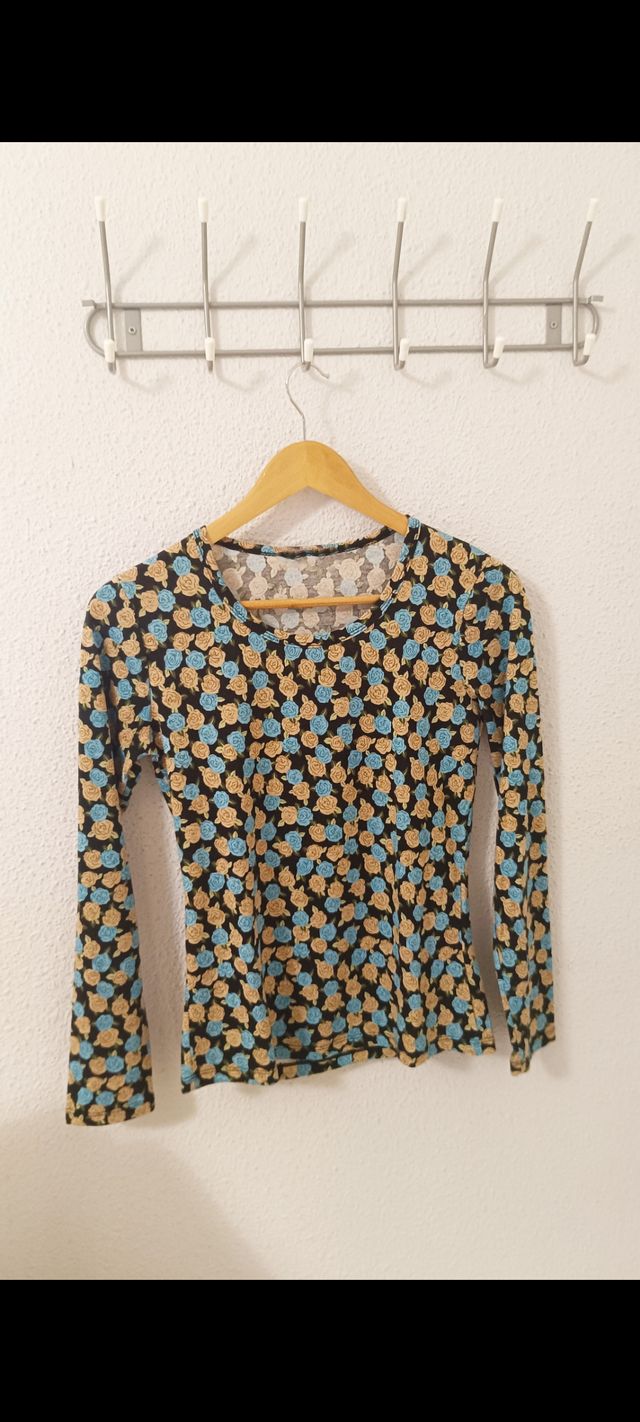 Camiseta Mujer Estampado Flores