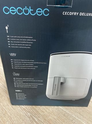 Freidora de aire cecofry deluxe