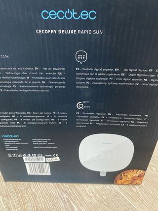 Freidora de aire cecofry deluxe