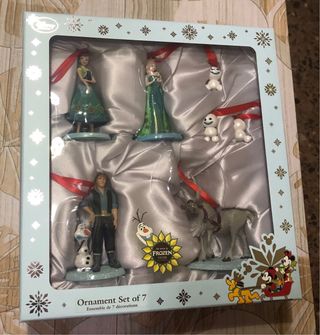 Caja Set Adornos Frozen Elsa Anna Disney Store