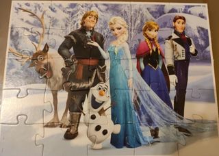 Lote 5 puzzles Frozen 