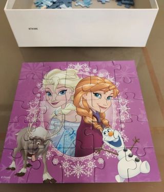 Lote 5 puzzles Frozen 