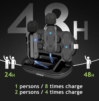 Microfono Wireless K60 per iPhone iPad