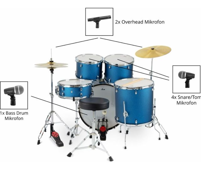 Set Micros Batería COMPLETO