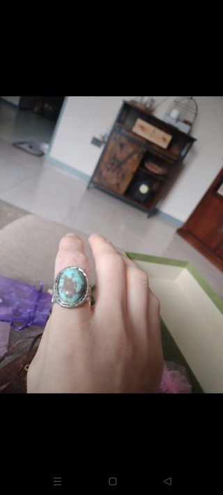 Anello grande Turchese